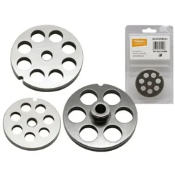 PIASTRE P/TRITACARNE N. 5 FORI MM.10