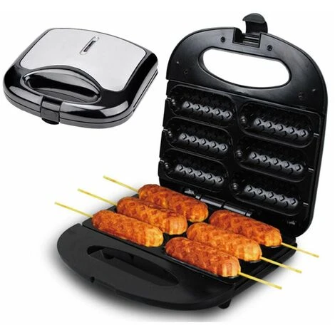 Casseruola Da Cucina Macchina Per Hot Dog Elettrica Corn Dog Waffle Maker Macchina Per Salsicce Cuocere Antiaderente 6 Hot Dog Contemporaneamente Cucinare BBQ Grill 1 Casseruola Da Cucina Macchina Per Hot Dog Elettrica Corn Dog Waffle Maker Macchina Per Salsicce Cuocere Antiaderente 6 Hot Dog Contemporaneamente Cucinare BBQ Grill