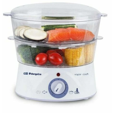 Cuocitore A Vapore Elettrico Orbegozo CO4000 Bianco 400 W 1 Cuocitore A Vapore Elettrico Orbegozo CO4000 Bianco 400 W