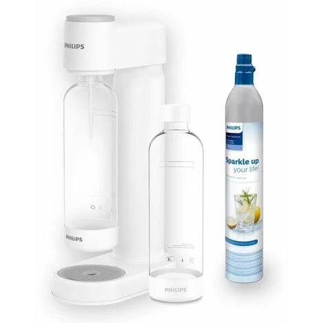 Philips GoZero - Soda Maker Lite Con Accessori, Bianco ADD4901WH/10 1 Philips GoZero - Soda Maker Lite Con Accessori, Bianco ADD4901WH/10