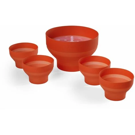 Lekue Lékué Mini Microonde Popcorn (2 U.) Set Pop Corn, Silicone, Rosso 1 Lekue Lékué Mini Microonde Popcorn (2 U.) Set Pop Corn, Silicone, Rosso