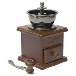 Macinino Manuale Per Chicchi Di Caffè, Spezie, Erbe, Stile Vintage, Macinino In Legno, Macinino Per Chicchi Di Caffè, Macchina Per Nodi, Macinino Per Cereali, Regalo Per Gli Amanti,