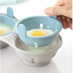 Microonde Egg Poacher Gadget Da Cucina Scatola Per Uova A Vapore Creativa Vassoio Per Uova A Microonde Doppio Forno A Vapore Forno A Microonde Stampo Da Cucina -Moulinex Negozio 94289473 3