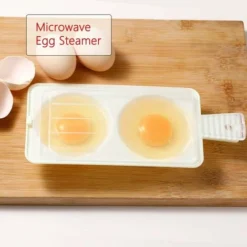 Piastra A Vapore Speciale Per Forno A Microonde Love Breakfast Steamer Egg Stampo Per Uova In Plastica Resistente Al Calore -Moulinex Negozio 94292130 5
