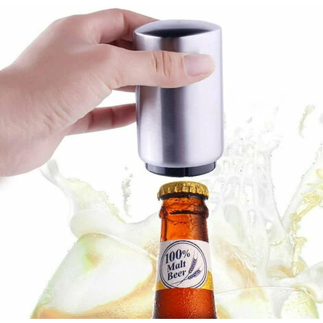 Apribottiglie Per Birra Magnete Apribottiglie In Acciaio Inossidabile Con Tappo A Pressione 4 Apribottiglie Per Birra Magnete Apribottiglie In Acciaio Inossidabile Con Tappo A Pressione - immagine 4