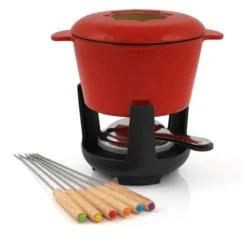 BBQ-Toro Set Per Fonduta In Ghisa Da 13 Pezzi Per 6 Persone 1 L Rosso Smaltato 8 BBQ-Toro Set Per Fonduta In Ghisa Da 13 Pezzi Per 6 Persone 1 L Rosso Smaltato -Moulinex Negozio 94789862 4