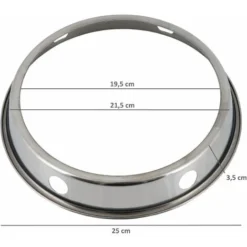 Mahlzeit Anello Wok In Acciaio Inox Ã˜ 19,5 Cm Anello Wok Per Wok Con Base Tonda -Moulinex Negozio 94789893 4