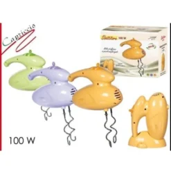 Trade Shop - Sbattitore Elettrico Frullatore Frusta Impastatore 4 Fruste 5 Velocita' Turbo