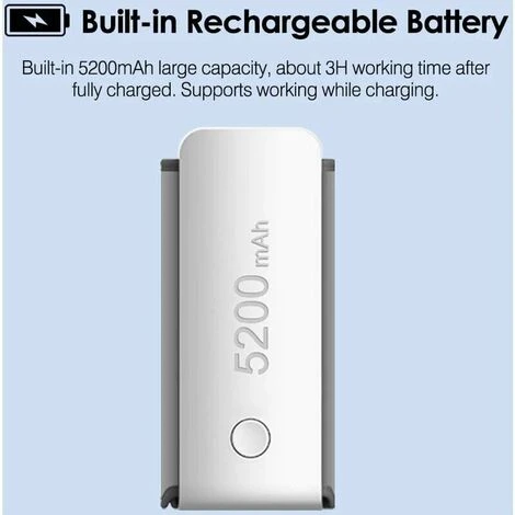 Scaldabiberon Portatile Senza Fili Borsa Termica Per Scaldabiberon Da Viaggio Batteria Integrata Con Cavo Di Ricarica USB (bianco) 3 Scaldabiberon Portatile Senza Fili Borsa Termica Per Scaldabiberon Da Viaggio Batteria Integrata Con Cavo Di Ricarica USB (bianco) - immagine 3