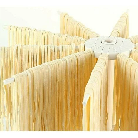 Stendino Per Pasta Fresca 10 Barre Stendino Per Pasta Fresca Pieghevole Portatile Facile Da Riporre Installazione Rapida (Bianco) 4 Stendino Per Pasta Fresca 10 Barre Stendino Per Pasta Fresca Pieghevole Portatile Facile Da Riporre Installazione Rapida (Bianco) - immagine 4