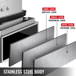 VEVOR 1500W 50-300℃ Deliziosa Macchina Per Waffle, Waffle Maker Commerciali 6 Pezzi, Macchina Per Antiaderenti Hot Dog, Waffle Maker 220V, Macchina Per Waffle In Acciaio Inossidabile Per Panetterie -Moulinex Negozio 95860541 3