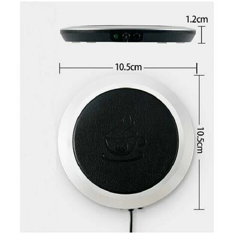 Cuscinetto Riscaldante Per Isolamento Termico USB Hot Coaster Nero 5 Cuscinetto Riscaldante Per Isolamento Termico USB Hot Coaster Nero - immagine 5