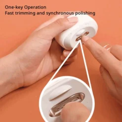 Seemagic Tagliaunghie Elettrico Automatico Con Illuminazione Tagliaunghie Anti-spruzzo Tagliaunghie Manicure Per Bambino Tagliaunghie Sicuro Per Adulti Manicure Bianco -Moulinex Negozio 96717050 3