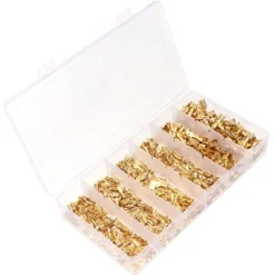 600 PZ 2.8/4.8/6.3mm Maschio Femmina Connettori A Forcella Assortiti Isolati Connettori Elettrici Terminali A Crimpare Con Scatola Di Immagazzinaggio Portatile