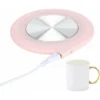 Cuscinetto Isolante Per Riscaldamento USB, Cuscinetto Riscaldante Per Tazza Da Tè Al Latte Da 10 W, Rosa