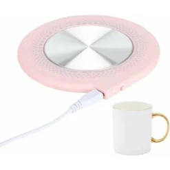 Cuscinetto Isolante Per Riscaldamento USB, Cuscinetto Riscaldante Per Tazza Da Tè Al Latte Da 10 W, Rosa