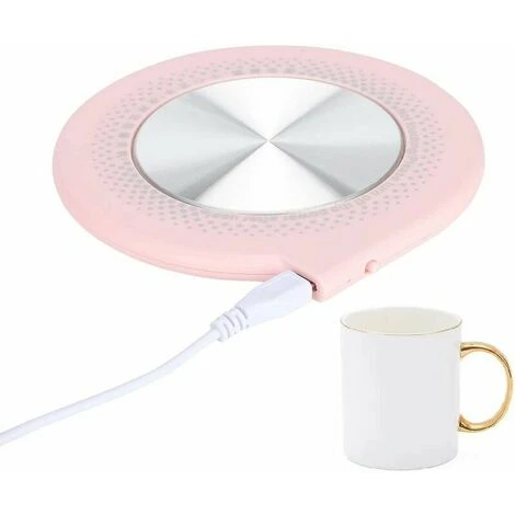 Cuscinetto Isolante Per Riscaldamento USB, Cuscinetto Riscaldante Per Tazza Da Tè Al Latte Da 10 W, Rosa 1 Cuscinetto Isolante Per Riscaldamento USB, Cuscinetto Riscaldante Per Tazza Da Tè Al Latte Da 10 W, Rosa