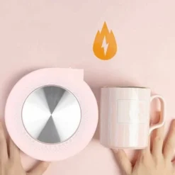 Cuscinetto Isolante Per Riscaldamento USB, Cuscinetto Riscaldante Per Tazza Da Tè Al Latte Da 10 W, Rosa 9 Cuscinetto Isolante Per Riscaldamento USB, Cuscinetto Riscaldante Per Tazza Da Tè Al Latte Da 10 W, Rosa -Moulinex Negozio 97073646 5