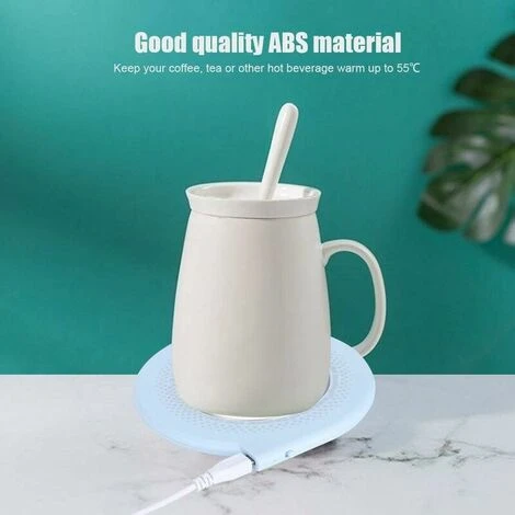 Tappetino Scaldatazze USB, Scaldatazze Da Caffè Per Ufficio/casa/ufficio Scaldatazze Sottobicchiere Per Isolamento Termico USB (blu) 4 Tappetino Scaldatazze USB, Scaldatazze Da Caffè Per Ufficio/casa/ufficio Scaldatazze Sottobicchiere Per Isolamento Termico USB (blu) - immagine 4