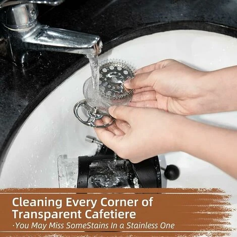 Pressa ITancese Da 2 Tazze, Pressa ITancese, Perfetta Per Gli Amanti Del Caffè, Caffè Mattutino, Caffettiera Dal Sapore Massimo Con Filtro In Acciaio Inossidabile, 12 Once / 350 Ml 5 Pressa ITancese Da 2 Tazze, Pressa ITancese, Perfetta Per Gli Amanti Del Caffè, Caffè Mattutino, Caffettiera Dal Sapore Massimo Con Filtro In Acciaio Inossidabile, 12 Once / 350 Ml - immagine 5