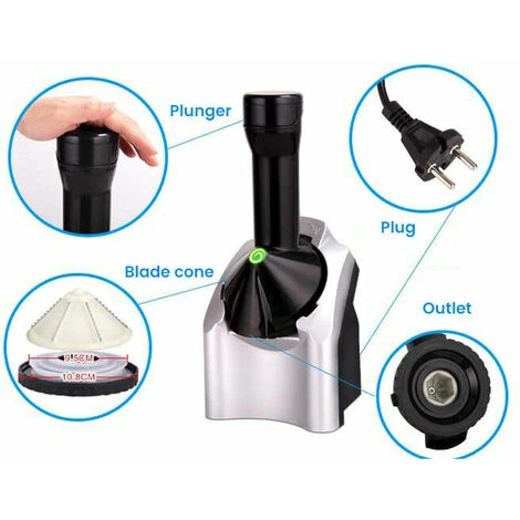 Gelatiera Elettrica Per Sorbetti Alla ITutta Per La Preparazione Di Dessert Gelato Vegani 3 Gelatiera Elettrica Per Sorbetti Alla ITutta Per La Preparazione Di Dessert Gelato Vegani - immagine 3