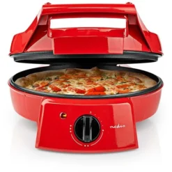 Nedis Macchina Per La Pizza E Grill 30 Cm Controllo Della Temperatura Regolabile 1800 W
