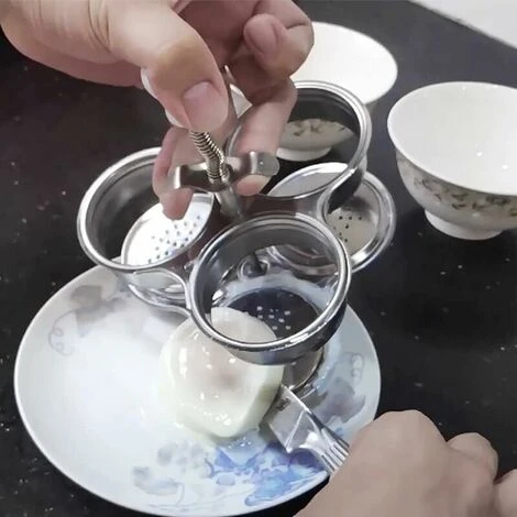 Pentola Per Uova In Camicia In Acciaio Inossidabile A Tre Ripiani, Stampo Per Uova In Camicia, Uova In Camicia In Acciaio Inossidabile Antiaderente Con Fori Per Accessori Da Cucina -1615.46.4cm-1pz 2 Pentola Per Uova In Camicia In Acciaio Inossidabile A Tre Ripiani, Stampo Per Uova In Camicia, Uova In Camicia In Acciaio Inossidabile Antiaderente Con Fori Per Accessori Da Cucina -1615.46.4cm-1pz - immagine 2