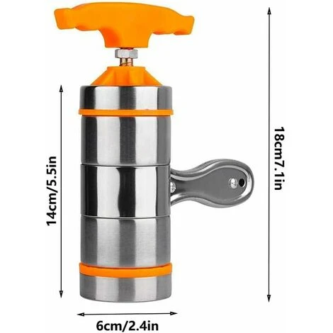 Macchina Per Pasta Manuale, Pressa Per Pasta Manuale, Macchina Per Pasta Manuale, Macchina Per Pasta In Acciaio Inossidabile, Viene Fornita Con 7 Stampi Per Spaghetti Manuali - 2 Macchina Per Pasta Manuale, Pressa Per Pasta Manuale, Macchina Per Pasta Manuale, Macchina Per Pasta In Acciaio Inossidabile, Viene Fornita Con 7 Stampi Per Spaghetti Manuali - - immagine 2
