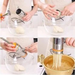 Macchina Per Pasta Manuale, Pressa Per Pasta Manuale, Macchina Per Pasta Manuale, Macchina Per Pasta In Acciaio Inossidabile, Viene Fornita Con 7 Stampi Per Spaghetti Manuali - 9 Macchina Per Pasta Manuale, Pressa Per Pasta Manuale, Macchina Per Pasta Manuale, Macchina Per Pasta In Acciaio Inossidabile, Viene Fornita Con 7 Stampi Per Spaghetti Manuali - -Moulinex Negozio 98129782 5