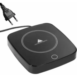 Scalda Tazze. Scaldatazze Da Caffè Scaldatazze Elettrico Con 3 Impostazioni Di Temperatura. 16W Per Tazze Elettriche. Piastra Scalda Caffè Con Spegnimento Automatico Dopo 12 Ore. Nero