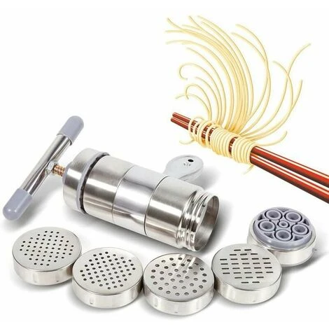 Macchina Manuale Della Tagliatella Della Macchina Della Tagliatella Del Creatore Della Tagliatella Macchina Della Pressa Della Tagliatella Dell'acciaio Inossidabile Con 5 Stampi Della Tagliatella Macc 2 Macchina Manuale Della Tagliatella Della Macchina Della Tagliatella Del Creatore Della Tagliatella Macchina Della Pressa Della Tagliatella Dell'acciaio Inossidabile Con 5 Stampi Della Tagliatella Macc - immagine 2