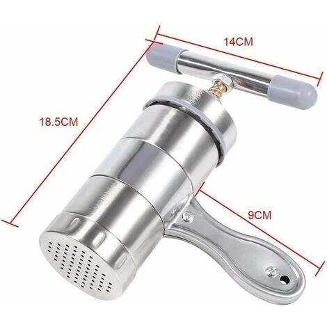 Macchina Manuale Della Tagliatella Della Macchina Della Tagliatella Del Creatore Della Tagliatella Macchina Della Pressa Della Tagliatella Dell'acciaio Inossidabile Con 5 Stampi Della Tagliatella Macc 4 Macchina Manuale Della Tagliatella Della Macchina Della Tagliatella Del Creatore Della Tagliatella Macchina Della Pressa Della Tagliatella Dell'acciaio Inossidabile Con 5 Stampi Della Tagliatella Macc - immagine 4