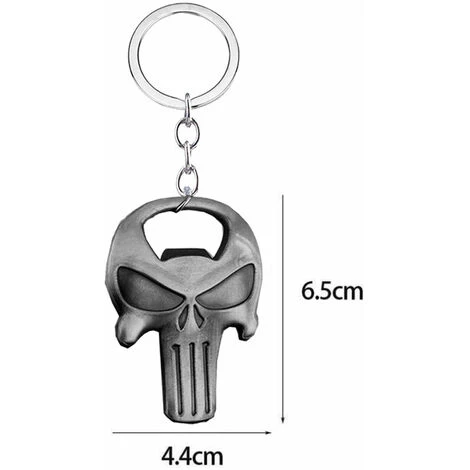 Regali Di Halloween Portachiavi Con Teschio Apribottiglie Ciondolo Portachiavi Per Auto Da Uomo K258-2, Kueatily 2 Regali Di Halloween Portachiavi Con Teschio Apribottiglie Ciondolo Portachiavi Per Auto Da Uomo K258-2, Kueatily - immagine 2