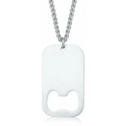 Collana Con Pendente A Cavatappi Da Birra In Acciaio Inossidabile Per Cavatappi Da Uomo, Kueatily