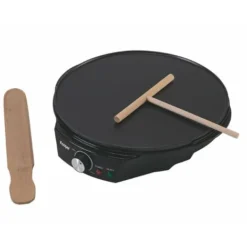 Piastra Elettrica Antiaderente Per Crepes Con Accessori In Legno 1200W Goody