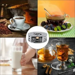 Scalda Teiera In Acciaio Inossidabile, Base Scalda Teiera Con Portacandele Rotondo Per Tè, Caffè, Isolamento Del Latte 9 Scalda Teiera In Acciaio Inossidabile, Base Scalda Teiera Con Portacandele Rotondo Per Tè, Caffè, Isolamento Del Latte -Moulinex Negozio 98703743 5