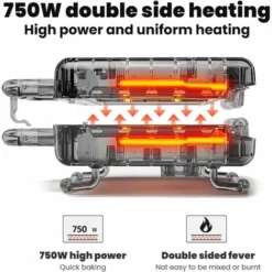 Casseruola Da Cucina Macchina Per Hot Dog Elettrica Corn Dog Macchina Per Waffle Macchina Per Salsicce Rivestimento Antiaderente Cuocere 6 Hot Dog Alla Volta Cucinare BBQ Grill -Moulinex Negozio 98705024 4