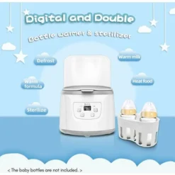 Scaldabiberon 4 In 1 Sterilizzatore A Vapore Per Biberon Scaldapappa Veloce Capacità Di 2 Biberon Temperatura Regolabile Con Display A LED Per Biberon, EU 400W 7 Scaldabiberon 4 In 1 Sterilizzatore A Vapore Per Biberon Scaldapappa Veloce Capacità Di 2 Biberon Temperatura Regolabile Con Display A LED Per Biberon, EU 400W -Moulinex Negozio 98707108 3