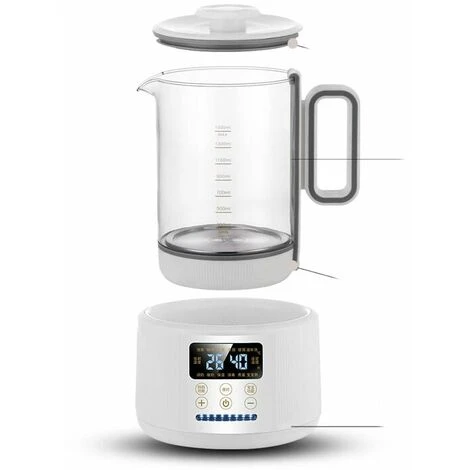 Scaldalatte Da 1,5 Litri Di Grande Capacità, Temperatura Costante, Riscaldamento Elettrico, Pentola Per La Salute, Bollitore Per Balsamo Per Latte Per Bambini Tre In Uno, Bianco 2 Scaldalatte Da 1,5 Litri Di Grande Capacità, Temperatura Costante, Riscaldamento Elettrico, Pentola Per La Salute, Bollitore Per Balsamo Per Latte Per Bambini Tre In Uno, Bianco - immagine 2