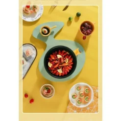 Wok Elettrico Multifunzionale Wok Elettrico Wok Elettrico Mini Padella Antiaderente, Doppio Strato, Giallo 8 Wok Elettrico Multifunzionale Wok Elettrico Wok Elettrico Mini Padella Antiaderente, Doppio Strato, Giallo -Moulinex Negozio 98717263 4