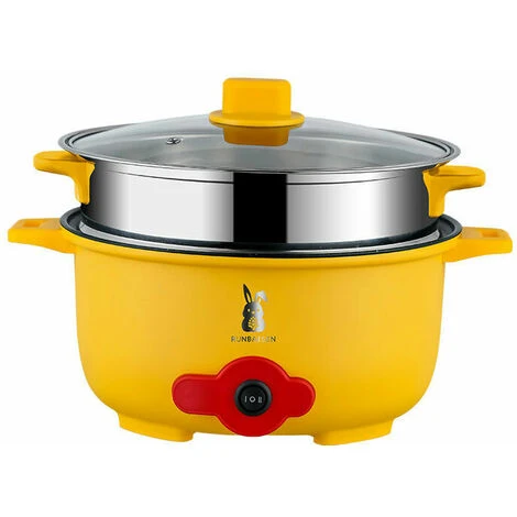 Pentola Elettrica Multifunzionale In Acciaio Inossidabile Pentola Elettrica Multifunzionale Pentola Elettrica Multifunzionale , Doppio Strato , Giallo 1 Pentola Elettrica Multifunzionale In Acciaio Inossidabile Pentola Elettrica Multifunzionale Pentola Elettrica Multifunzionale , Doppio Strato , Giallo