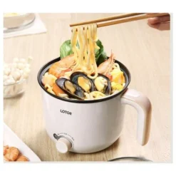 Piccola Pentola Elettrica In Acciaio Inossidabile Da 1,3 Litri, Pentola Elettrica Portatile Per Camera Degli Studenti/studio/hotel/campeggio/ufficio(B) 8 Piccola Pentola Elettrica In Acciaio Inossidabile Da 1,3 Litri, Pentola Elettrica Portatile Per Camera Degli Studenti/studio/hotel/campeggio/ufficio(B) -Moulinex Negozio 98719555 4