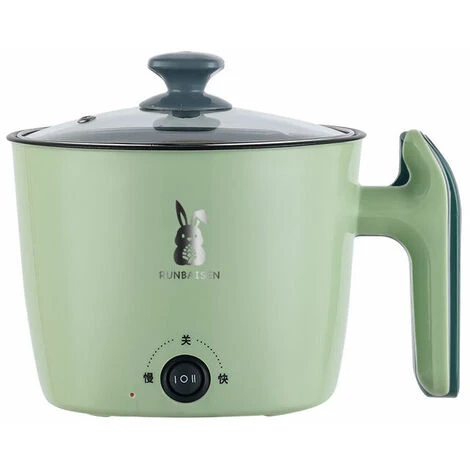 Pentola Elettrica Multifunzionale Pentola Elettrica Pentola Elettrica Mini Antiaderente , Verde 1 Pentola Elettrica Multifunzionale Pentola Elettrica Pentola Elettrica Mini Antiaderente , Verde