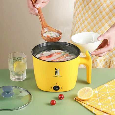 Pentola Elettrica Multifunzionale Pentola Elettrica Pentola Elettrica Mini Antiaderente , Verde 3 Pentola Elettrica Multifunzionale Pentola Elettrica Pentola Elettrica Mini Antiaderente , Verde - immagine 3