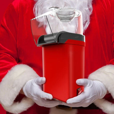 Macchina Per Popcorn, Macchina Per Popcorn Senza Olio Ad Aria Calda Da 1200 W, Funzionamento A Un Pulsante, Pronta In 2 Minuti, Protezione Da Surriscaldamento, Rosso 1 Macchina Per Popcorn, Macchina Per Popcorn Senza Olio Ad Aria Calda Da 1200 W, Funzionamento A Un Pulsante, Pronta In 2 Minuti, Protezione Da Surriscaldamento, Rosso