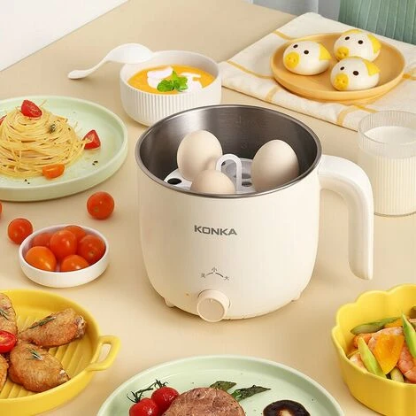 Pentola Elettrica Multifunzionale Dormitorio Per Studenti Plug-in Piccola Pentola Mini Piccola Cucina Elettrica Domestica All-in-one 2 Pentola Elettrica Multifunzionale Dormitorio Per Studenti Plug-in Piccola Pentola Mini Piccola Cucina Elettrica Domestica All-in-one - immagine 2