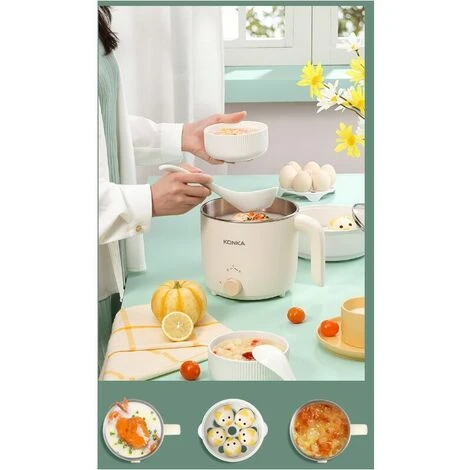 Pentola Elettrica Multifunzionale Dormitorio Per Studenti Plug-in Piccola Pentola Mini Piccola Cucina Elettrica Domestica All-in-one 5 Pentola Elettrica Multifunzionale Dormitorio Per Studenti Plug-in Piccola Pentola Mini Piccola Cucina Elettrica Domestica All-in-one - immagine 5