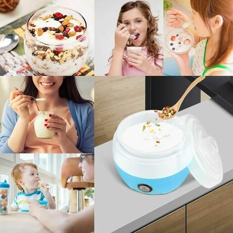 Yogurtiera Elettrica, 220V 1.2L Macchina Per La Produzione Di Yogurt Per Crema Elettrica Automatica Domestica Strumento Per La Produzione Di Yogurt (Arancione) 4 Yogurtiera Elettrica, 220V 1.2L Macchina Per La Produzione Di Yogurt Per Crema Elettrica Automatica Domestica Strumento Per La Produzione Di Yogurt (Arancione) - immagine 4
