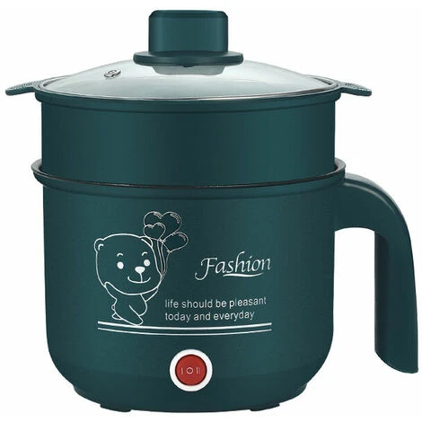 Mini Cuociriso A Risparmio Energetico Da 1,8 Litri Cuociriso Regolabile A 2 Velocità Adatto Per 1-2 Persone (600 W) 2 Mini Cuociriso A Risparmio Energetico Da 1,8 Litri Cuociriso Regolabile A 2 Velocità Adatto Per 1-2 Persone (600 W) - immagine 2