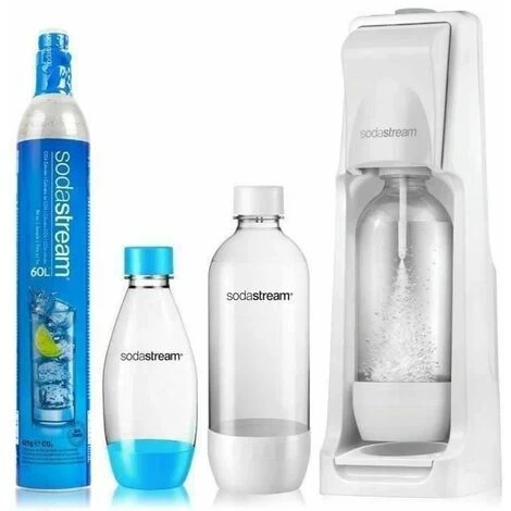 Macchina Soda Di Sodastream, 1 Cilindro Di CO2, 1 Little 1L, 1 0,5 Littiglia 1 Macchina Soda Di Sodastream, 1 Cilindro Di CO2, 1 Little 1L, 1 0,5 Littiglia